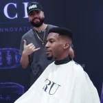 Skin fade haircut crafted with precision by Colo FX